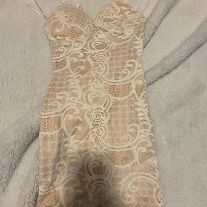 Cream Dress (will wash clothes to get them fresh & wrinkles out)!